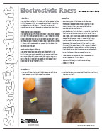 Image of electrostatic experiment