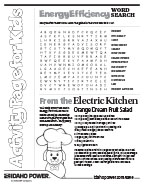 Image of energy efficiency wordsearch