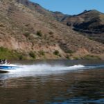 Permalink to National Safe Boating Week and Dam Safety Day Bring Reminders from Idaho Power Photo of a boat pulling a water skier in the 'Snake River.