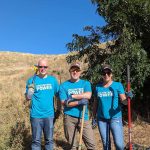 Idaho Power employees volunteering with shovels and standing for a group photo