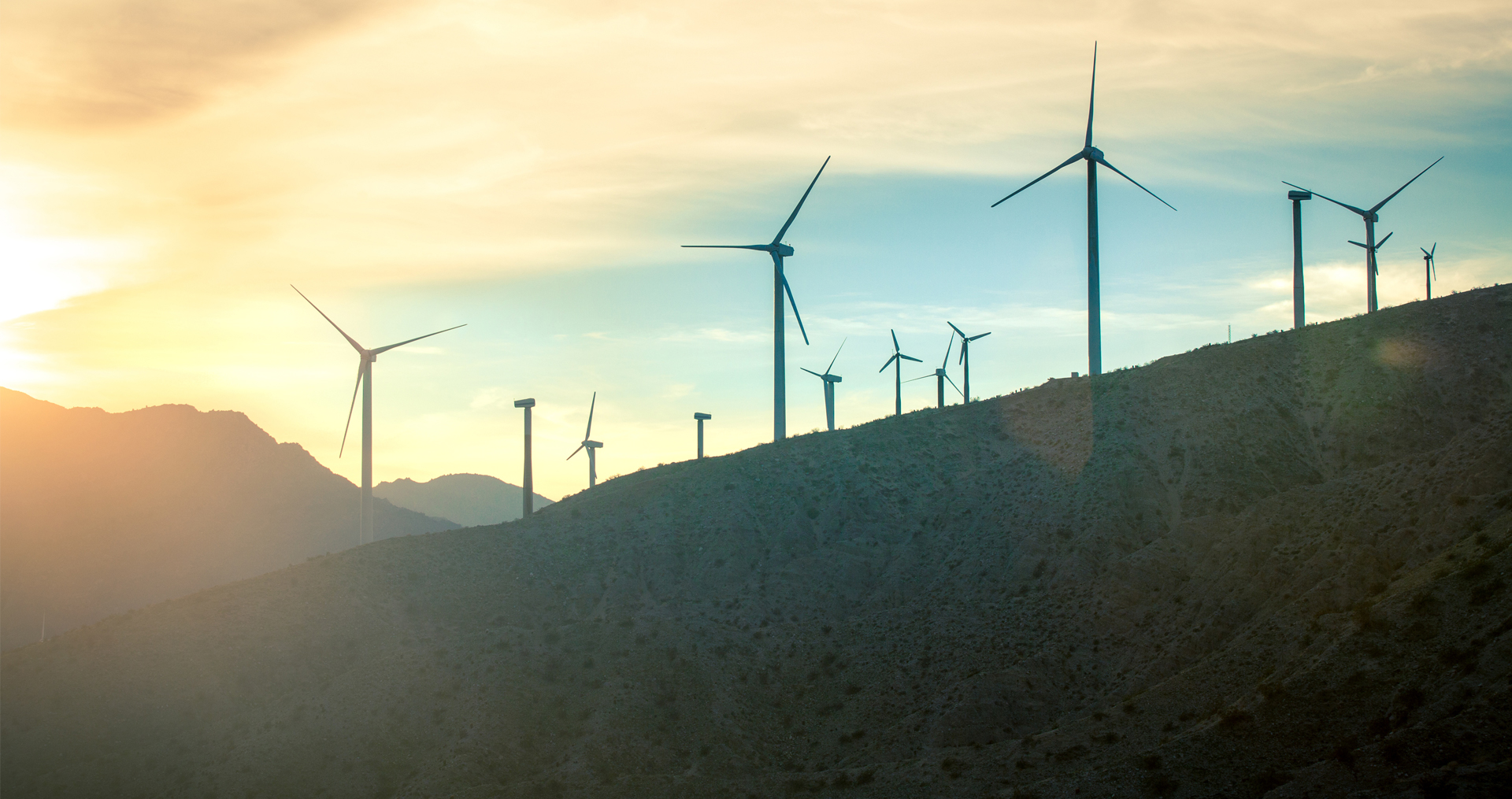 Wind Turbines on a hill