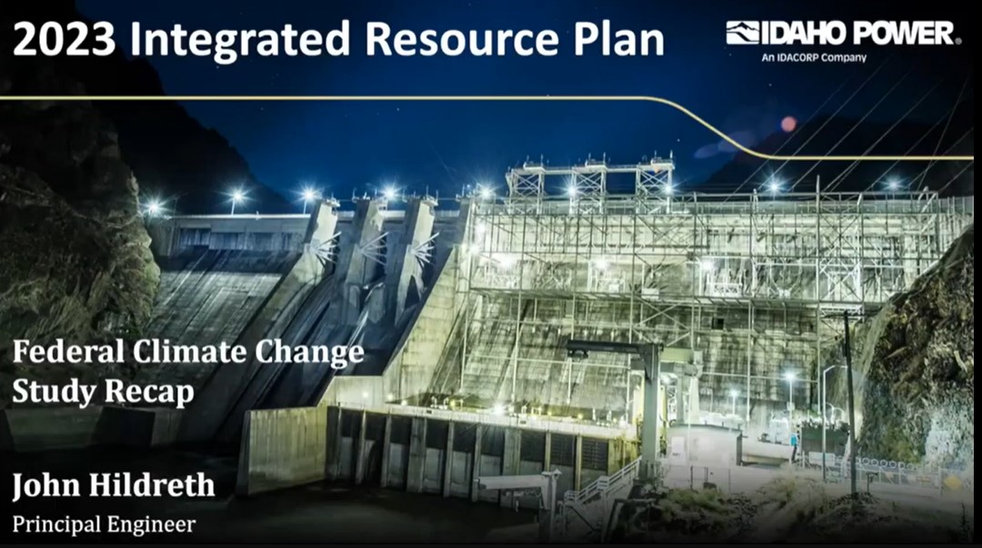 federal climate change modeling recap