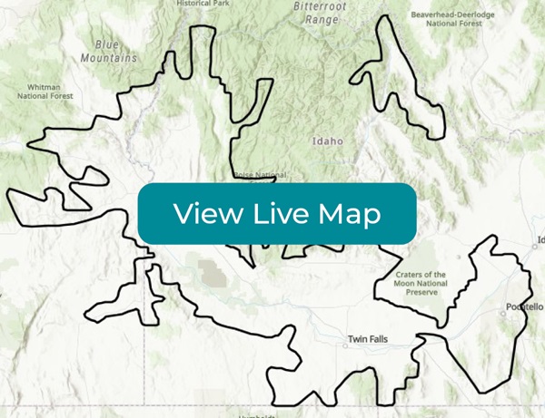 View live PSPS impact area map