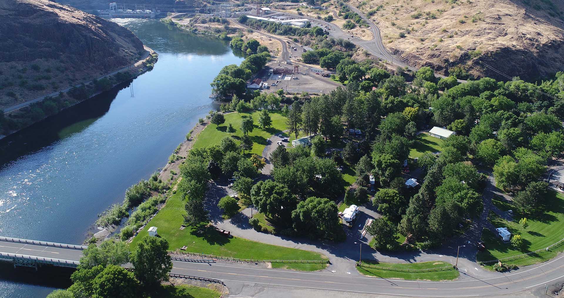 Image of Copperfield Park campground.