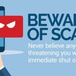 image of phone and scammer